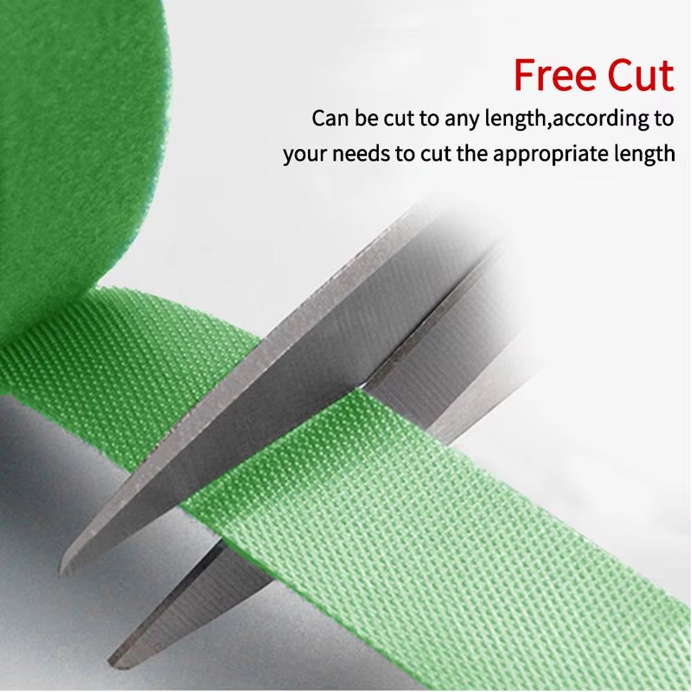 Plant Bandage Tie for Home Garden, Plant Shape Tape, Hook Loop, Bamboo Cane Wrap Support Accessories, 5M, 3Pcs