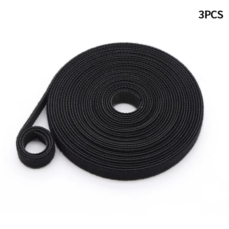 Plant Bandage Tie for Home Garden, Plant Shape Tape, Hook Loop, Bamboo Cane Wrap Support Accessories, 5M, 3Pcs