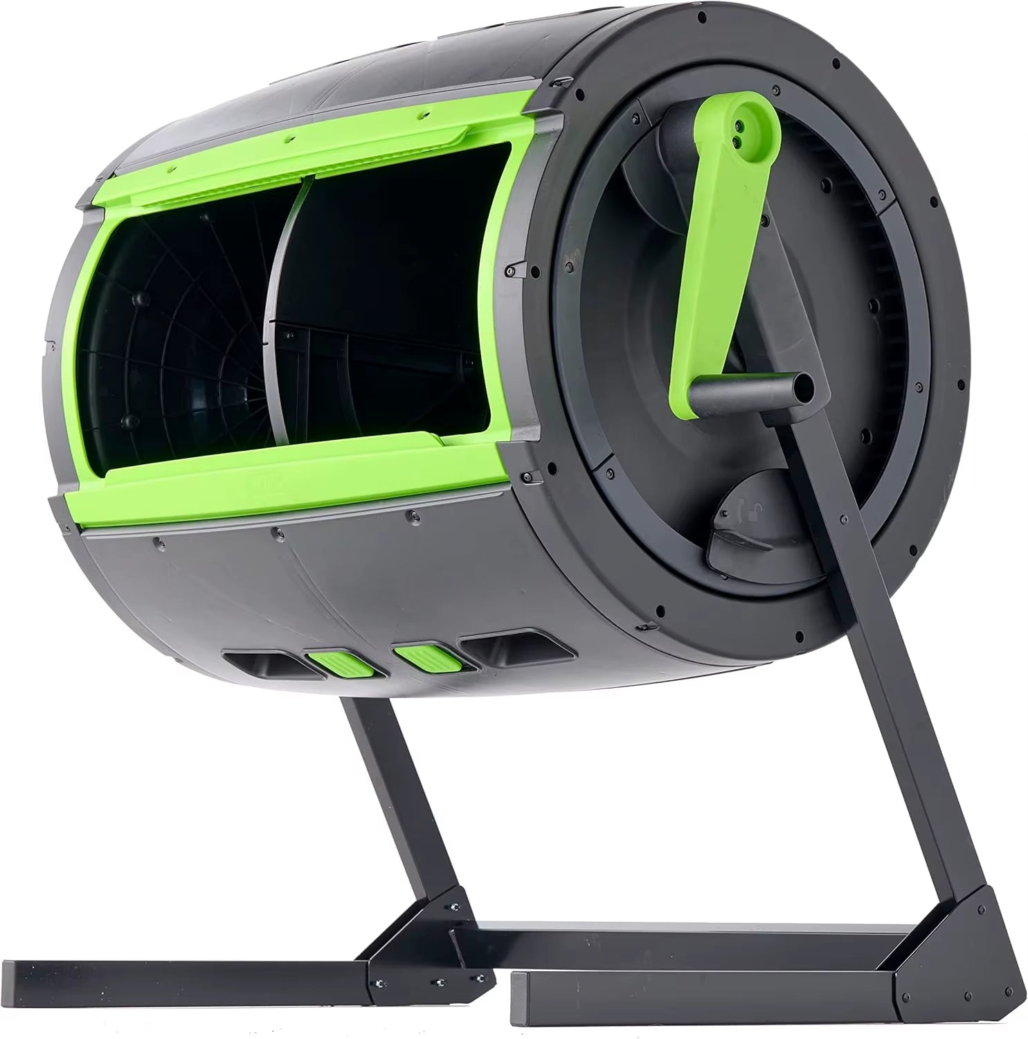 65 Gallon Outdoor Compost Bin Tumbler for Food Waste or outdoor debris - Outdoor Compost Bin for Kitchen Garden & Homestead