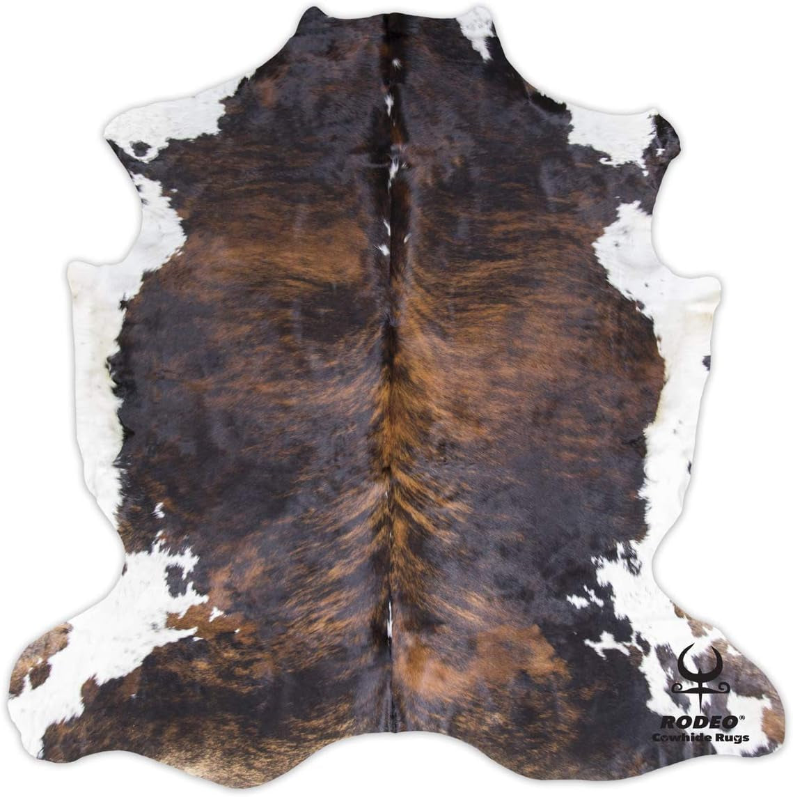 Genuine Cowhide Rug Real Cowhide Rug for Western Home Decor -Texas Rug Cow Hide Rug Large XXL 6X8 Ft - Rustic Cow Skin Rug, Unique, Durable, Leather Cow Carpet Rugs