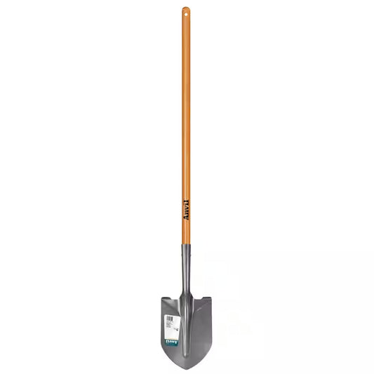 47 In. Wood Handle Carbon Steel Digging Shovel