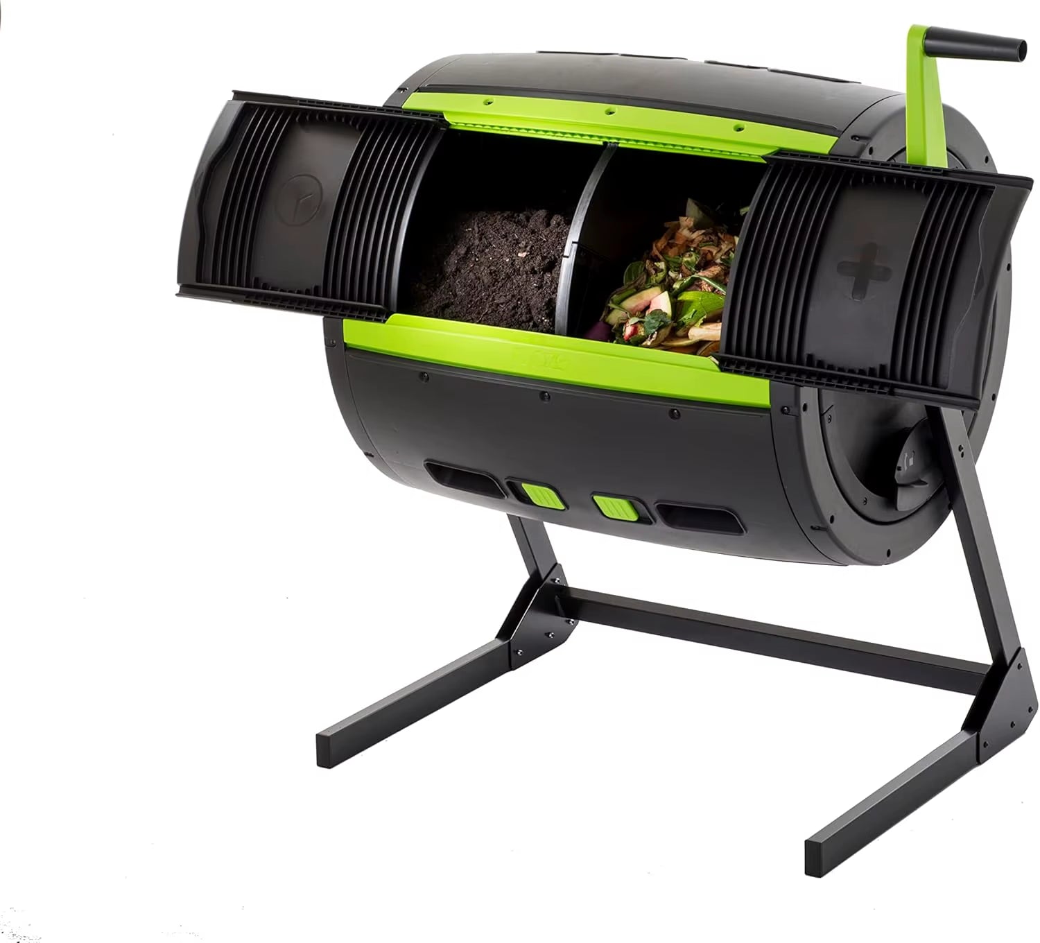 65 Gallon Outdoor Compost Bin Tumbler for Food Waste or outdoor debris - Outdoor Compost Bin for Kitchen Garden & Homestead